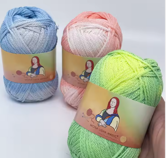 Heat-reactive color changing Cotton Yarn